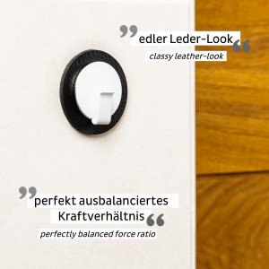 Μαγνητικός γάντζος άσπρος με μα΄ύρο σουβέρ SILWY Mαγνητικά σκεύη