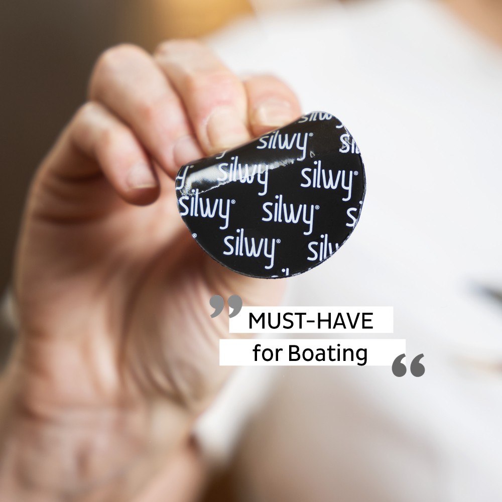 Μαγνητικός γάντζος άσπρος με άσπρο σουβέρ SILWY Mαγνητικά σκεύη