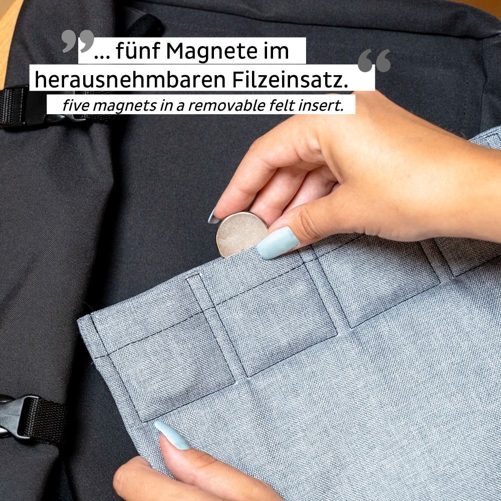 Μαγνητική τσάντα ΜΕΓΑΛΗ (Σετ των 8) SILWY Mαγνητικά σκεύη