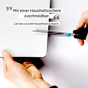 Σουβέρ (metal-nan-gel-mat) άσπρο για μαγνητικά σκεύη