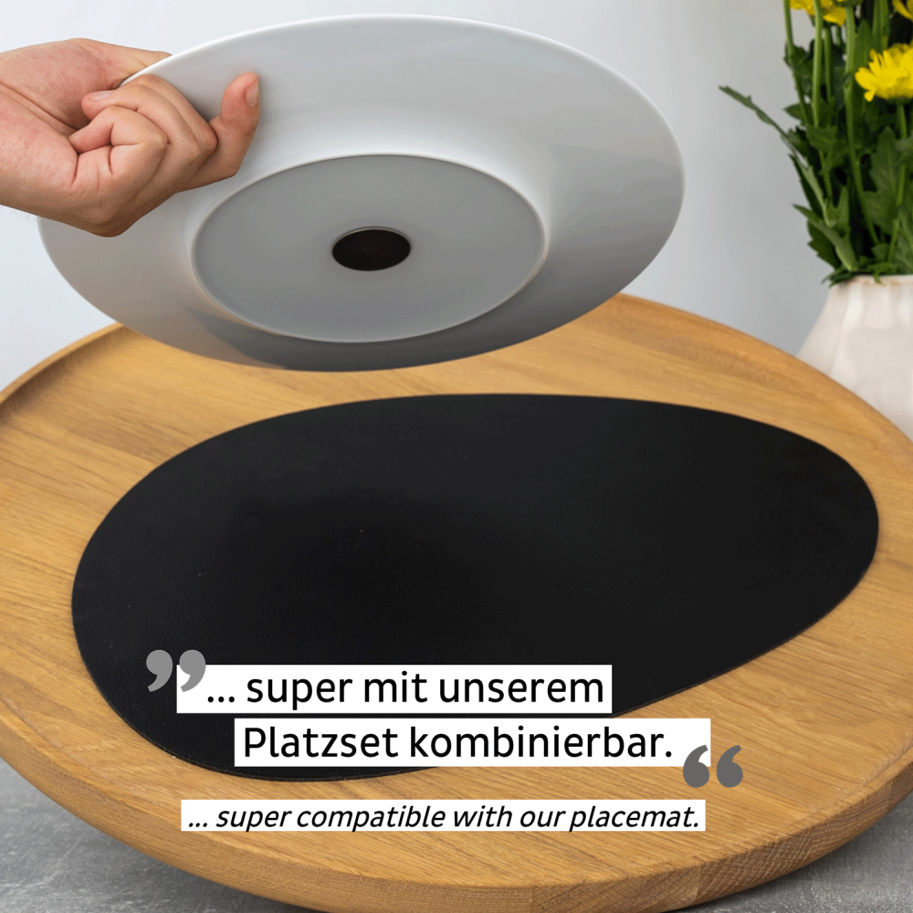 Μαγνητικά πιάτα φαγητού πορσελάνη μπλέ (Σετ των 2)