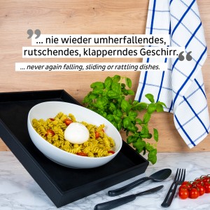 Μαγνητικό μπωλ φαγητού πορσελάνη 25 cm άσπρο