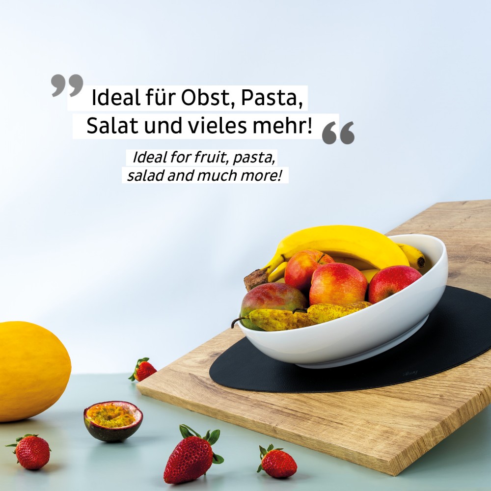 Μαγνητικό μπωλ φαγητού πορσελάνη 25 cm άσπρο