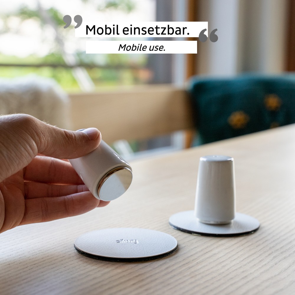 Ισχυροί Μαγνήτες με άσπρο σουβέρ (Σετ)