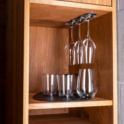 Μεταλλική Λωρίδα 25 cm ΜΑΥΡΗ για Μαγνητικά ποτήρια