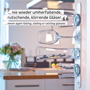 Μεταλλική Λωρίδα 50 cm ΑΣΠΡΗ για Μαγνητικά ποτήρια