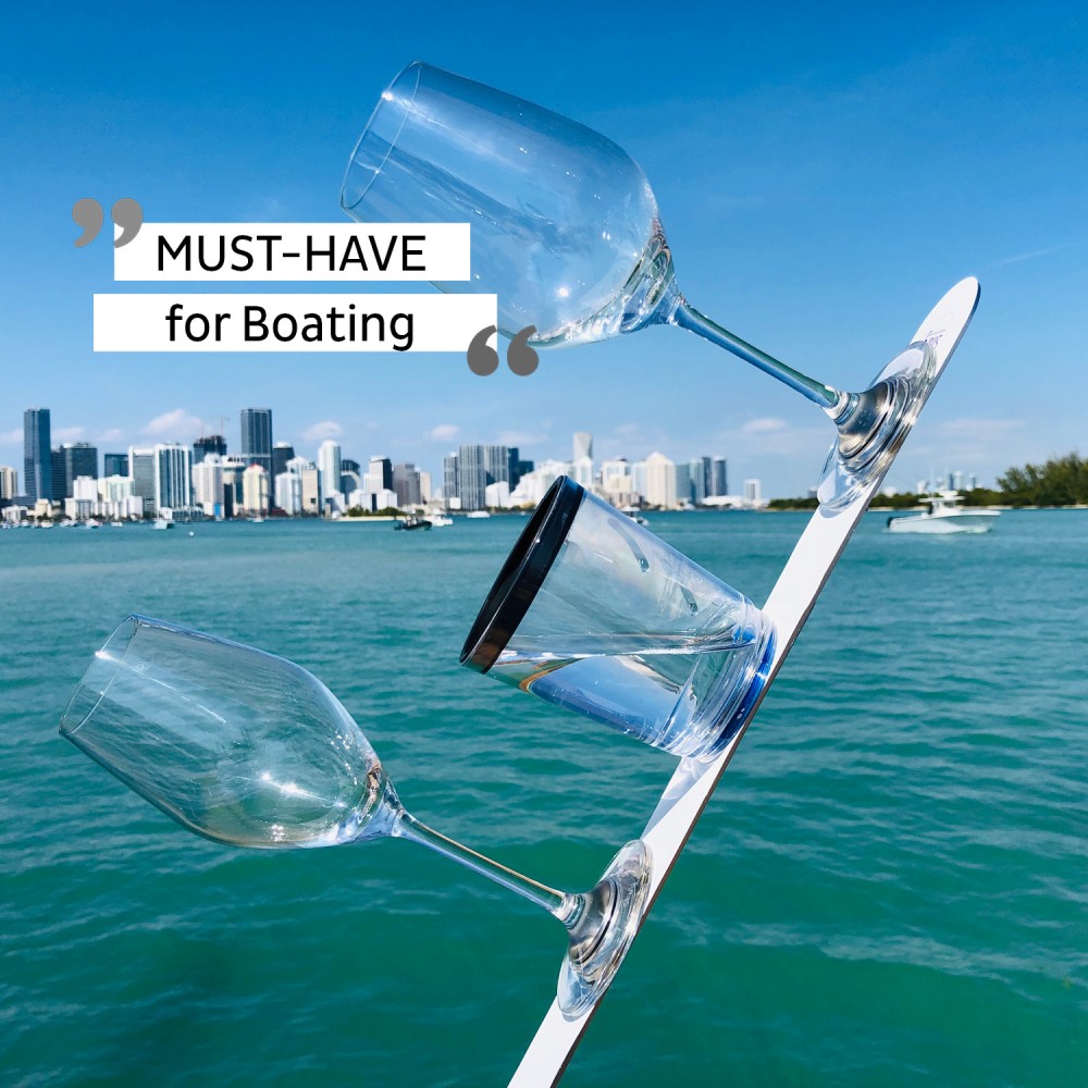 Μεταλλική Λωρίδα 50 cm ΑΣΠΡΗ για Μαγνητικά ποτήρια