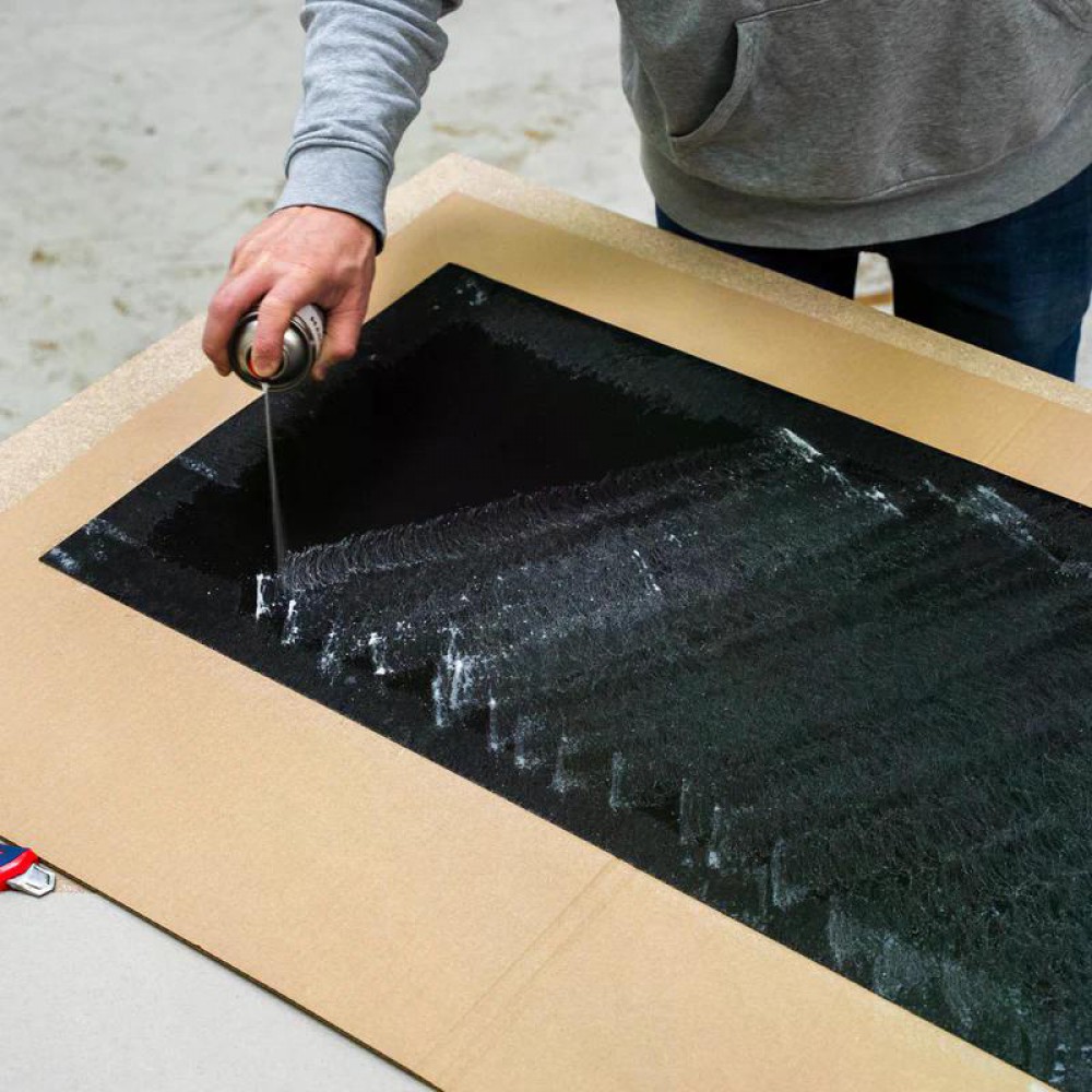 Μεταλλική επιφάνεια DIY – Μαύρη