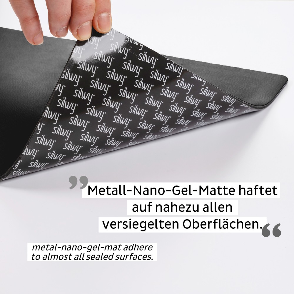 Σουβέρ (metal-nan-gel-mat) μαύρο για μαγνητικά σκεύη SILWY Mαγνητικά σκεύη