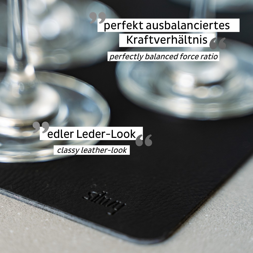 Σουβέρ (metal-nan-gel-mat) μαύρο για μαγνητικά σκεύη SILWY Mαγνητικά σκεύη