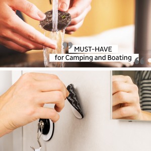 Σουβέρ (metal-nan-gel-pads) άσπρο 7,5cm (Σετ των 4)