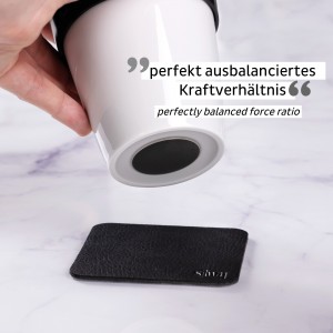 Σουβέρ (metal-nan-gel-pads) μαύρο τετράγωνο