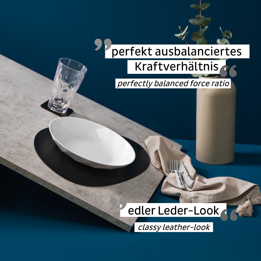 Σουβέρ μεγάλο (metal-nano-gel-placemat) μαύρο για μαγνητικά σκεύη