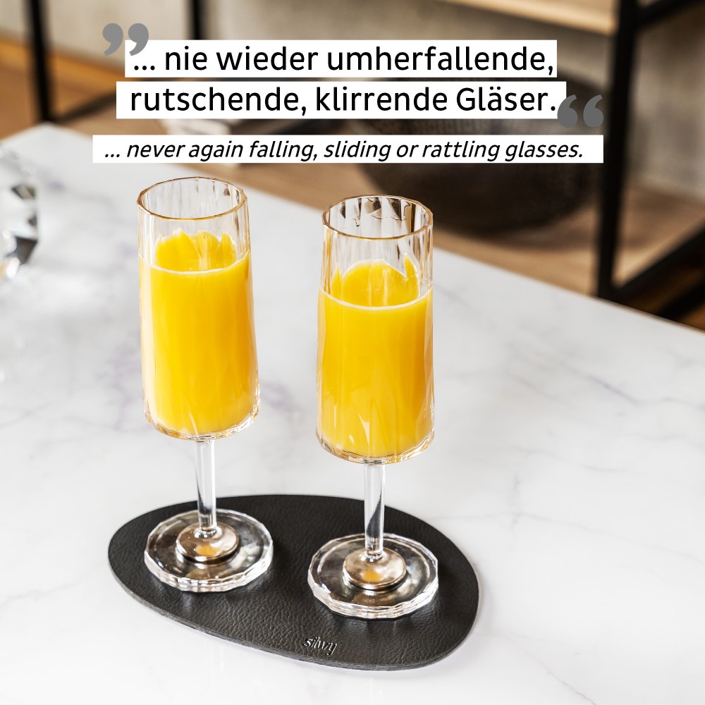 Σουβέρ μεσαίο (metal-nano-gel-placemat) μαύρο για μαγνητικά σκεύη