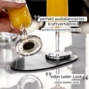 Σουβέρ μεσαίο (metal-nano-gel-placemat) μαύρο για μαγνητικά σκεύη