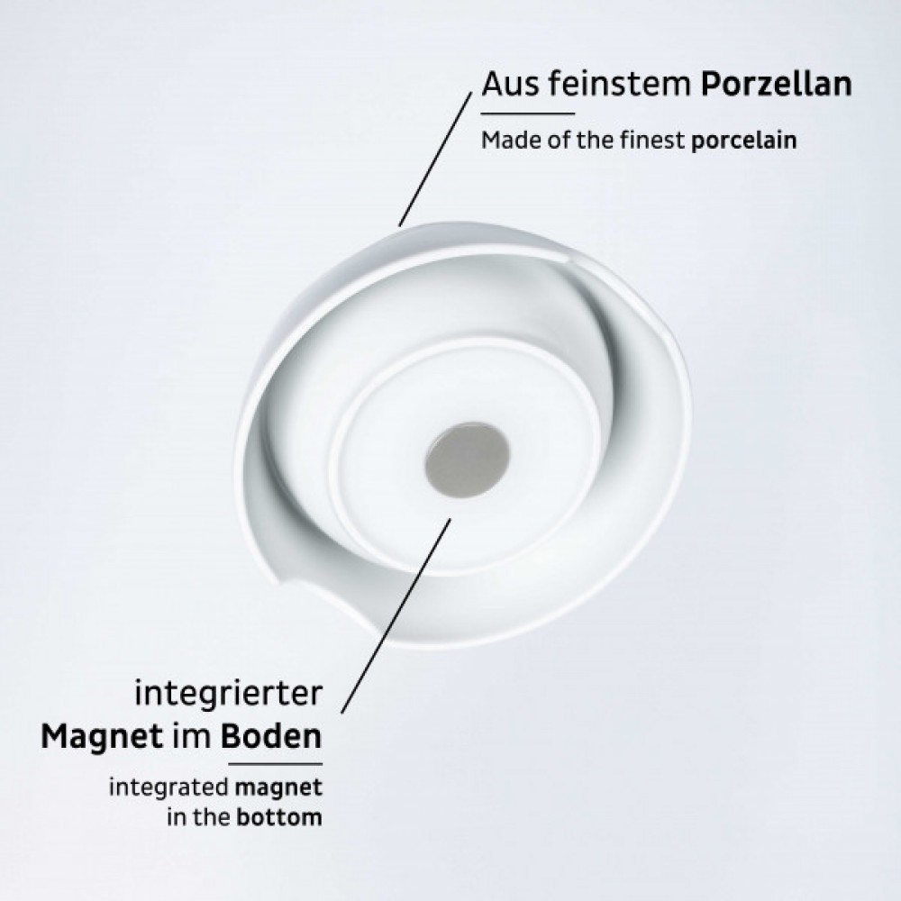 Μαγνητικό πορσελάνινο μπωλ για κατοικ΄ίδια (Σετ των 2)