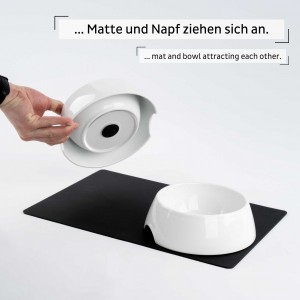 Μαγνητικό πορσελάνινο μπωλ για κατοικ΄ίδια (Σετ των 2)