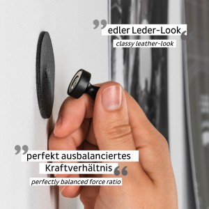 Μαγνητική καρφίτσα με μα΄ύρο σουβέρ (Σετ των 4) SILWY Mαγνητικά σκεύη