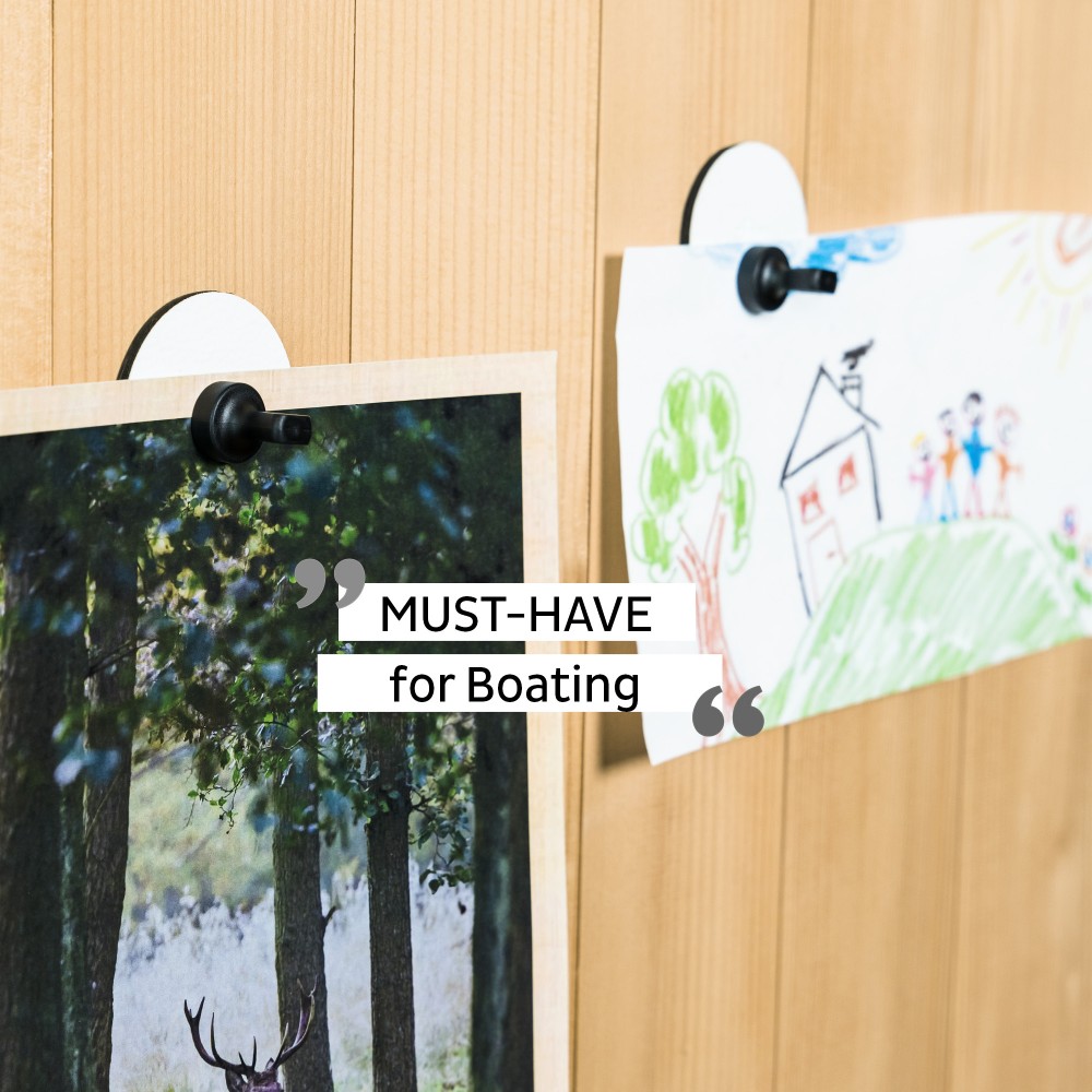 Μαγνητική καρφίτσα με άσπρο σουβέρ (Σετ των 4) SILWY Mαγνητικά σκεύη