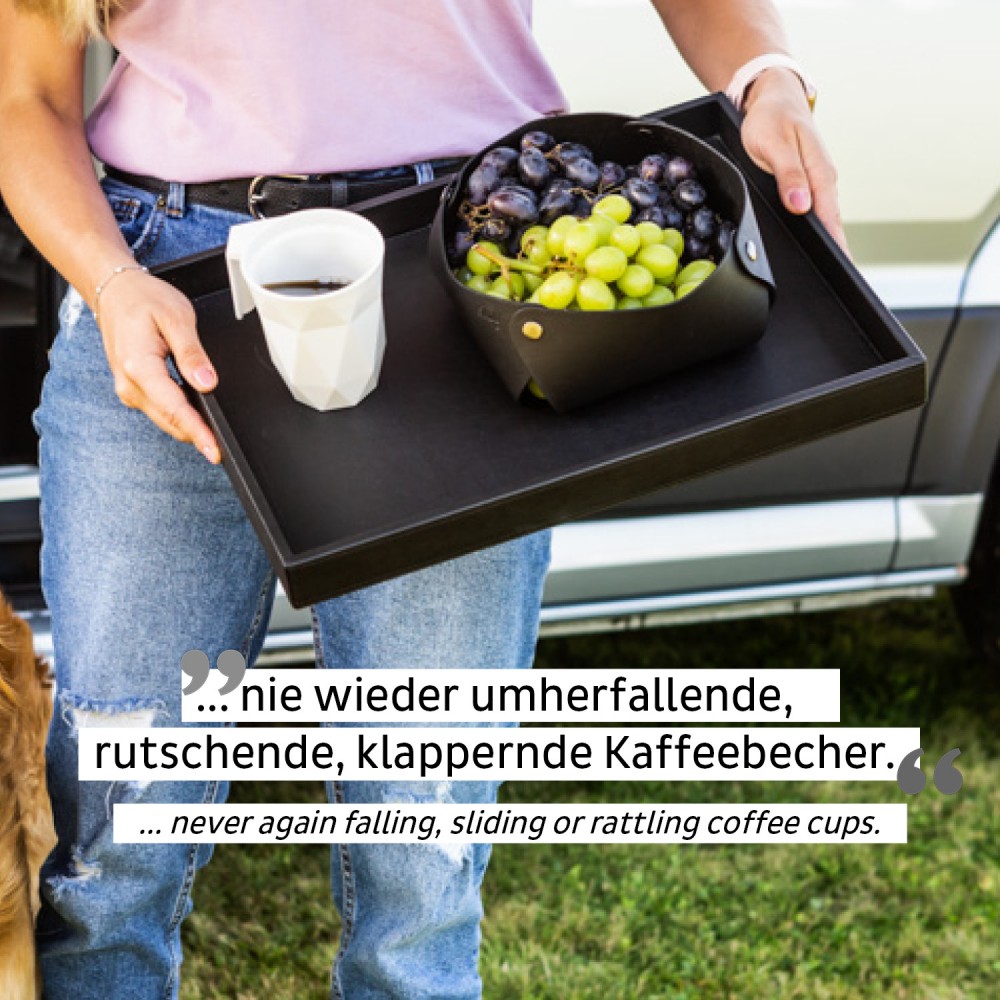 Μαγνητική πλαστική κούπα με λαβή TO-GO με άσπρο σουβέρ SILWY Mαγνητικά σκεύη