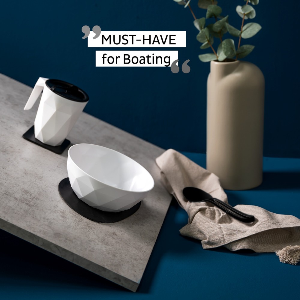 Μαχαιροπίρουνα πλαστικά μαύρα (Σετ των 3) SILWY Mαγνητικά σκεύη