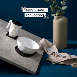 Μαχαιροπίρουνα πλαστικά γκρί (Σετ των 3) SILWY Mαγνητικά σκεύη