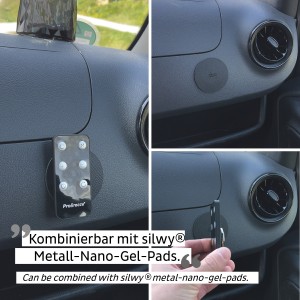 Ισχυροί Μαγνήτες με μαύρο σουβέρ (Σετ) SILWY Mαγνητικά σκεύη