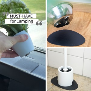 Ισχυροί Μαγνήτες με μαύρο σουβέρ (Σετ) SILWY Mαγνητικά σκεύη