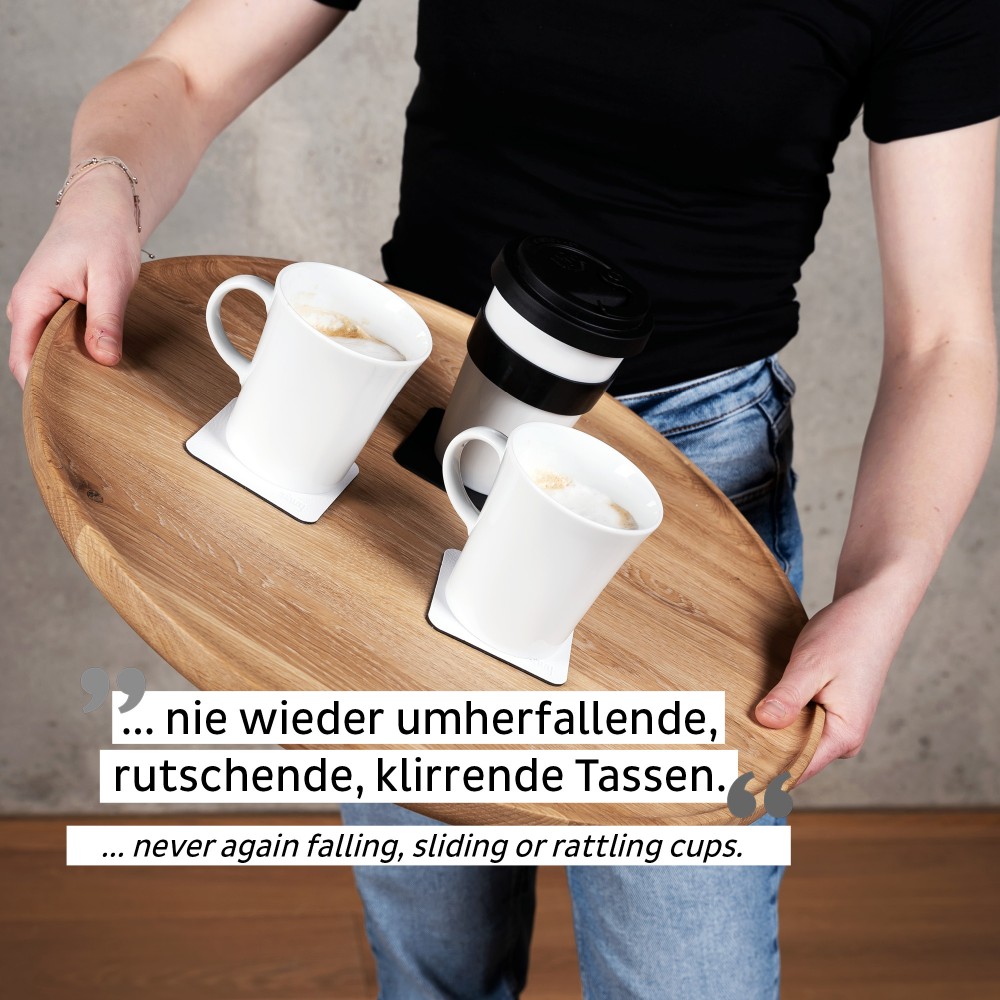 Μαγνητική Κούπα Πορσελάνη TO-GO (Mαύρο Pad)  SILWY Mαγνητικά σκεύη