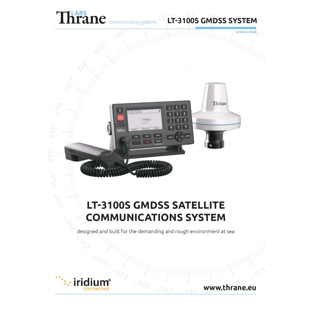 LARS THRANE LT-3100S IRIDIUM GMDSS SYSTEM