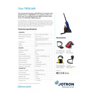 VHF AIRBAND JOTRON TRON TR30 AIR